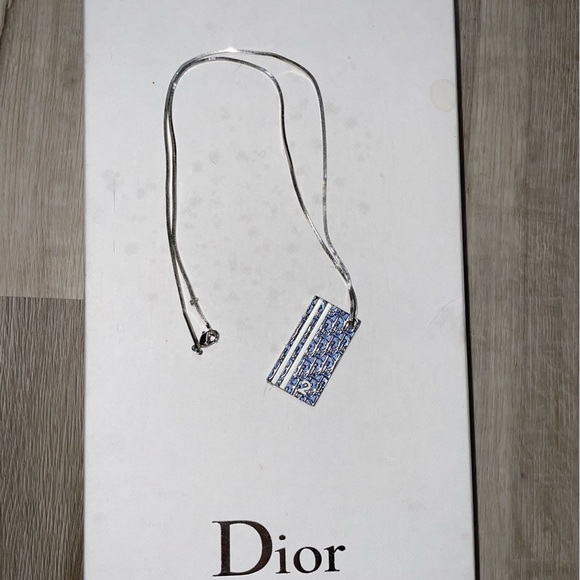 Dior Oblique Tag Necklace - Picture 2 of 5